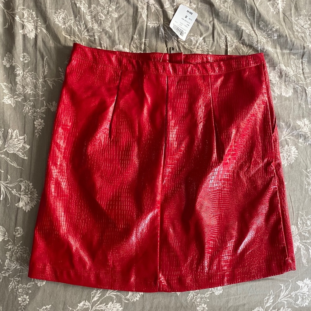 Leather skirt